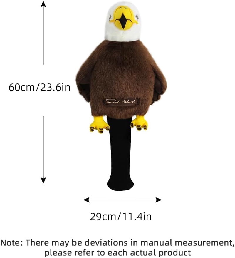 Scott Edward Funny Golf Club Cover Fit Well for Driver Golf Club Cute Animal Zoo Design Soft Functional Golf Headcover Stylish Protection for Men and Women - Image 2